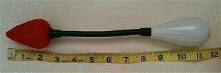 Evolved Silicone Bendable Rose Vibrator Measurements