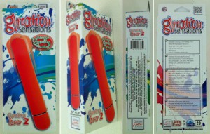 Gyrating Lover Vibrator Packaging