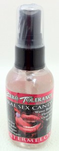 Zero Tolerance Oral Sex Candy Water Based Flavored Oral Sex Spray